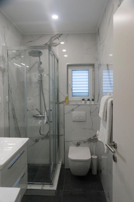 Kúpeľňa v ubytovaní I.P.S. Apartment