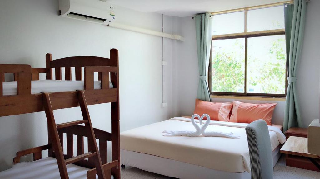 Postel nebo postele na pokoji v ubytování Ler Hostel 65