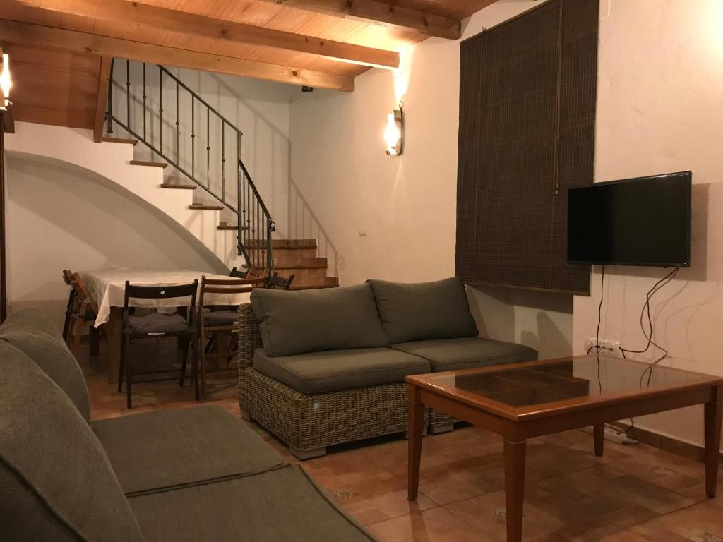 Posezení v ubytování VTAR Don Benito, su casa rural en Gilena