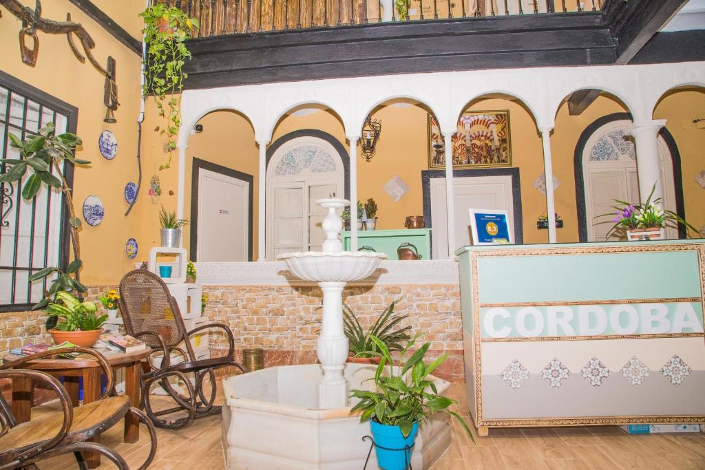 Zona de estar de Pension Internacional