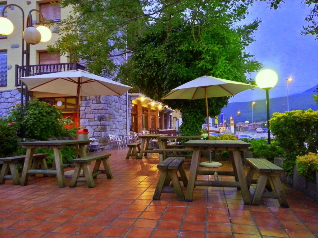Restaurace v ubytování Hostal Europa