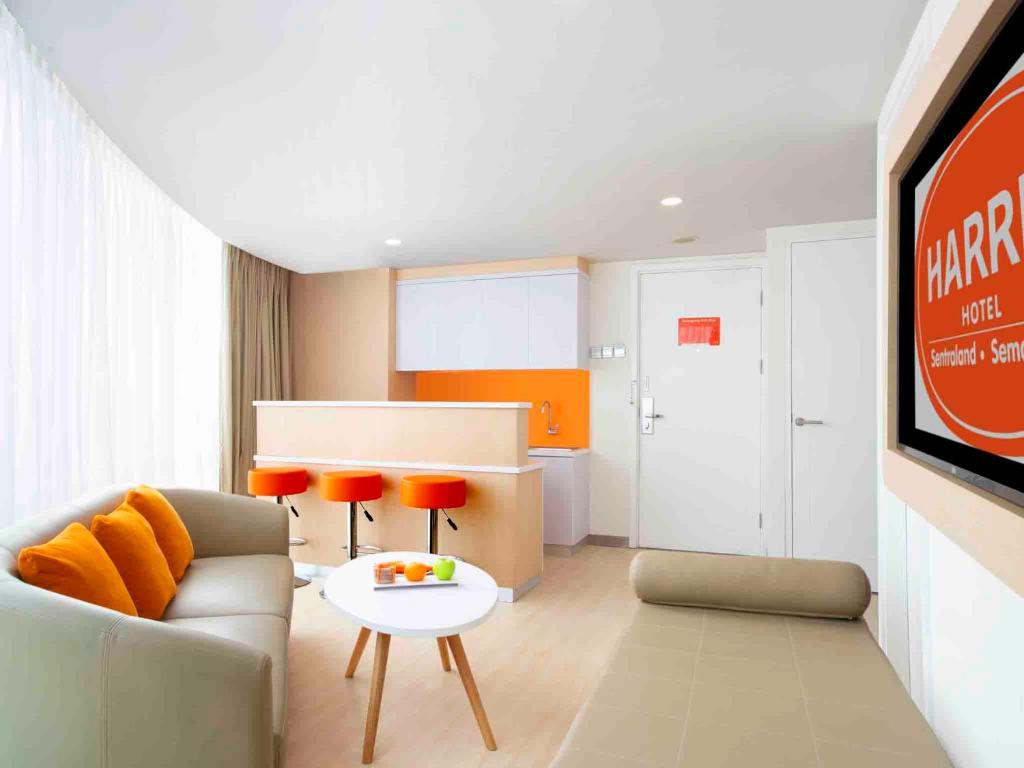 Istumisnurk majutusasutuses HARRIS Hotel Sentraland
