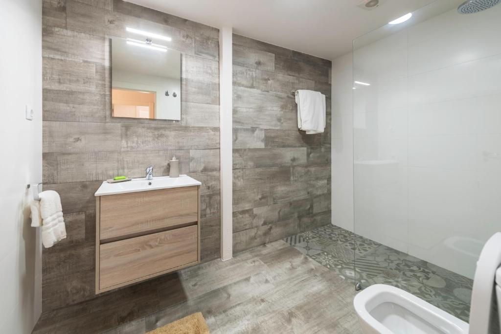 Kúpeľňa v ubytovaní Apartamentos Turísticos el Pontón