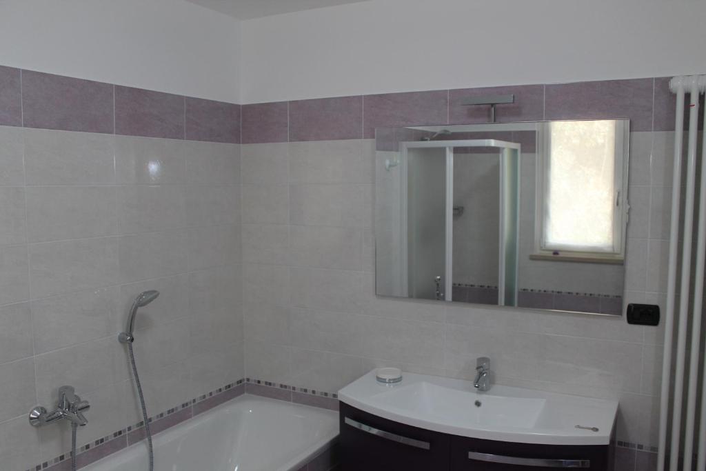 Koupelna v ubytování B&B Lil