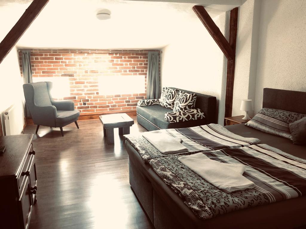 Posezení v ubytování Hotel Sokolský Dům