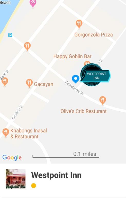 Certifikát, hodnocení, plakát nebo jiný dokument vystavený v ubytování Westpoint Inn