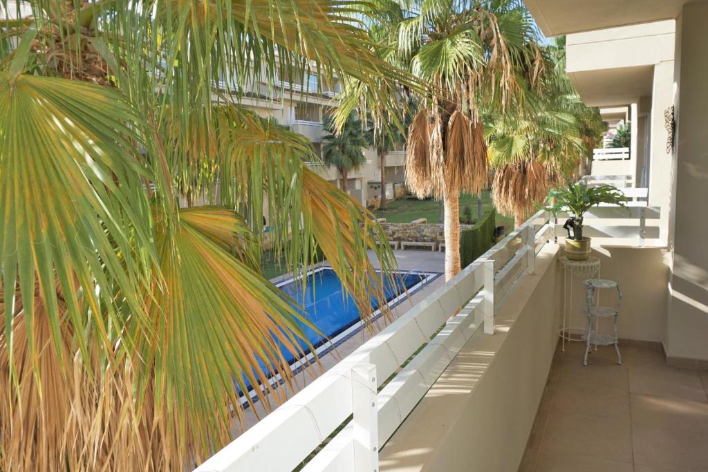Balkón nebo terasa v ubytování GREEN PARADISE