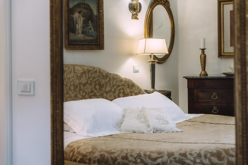 Posteľ alebo postele v izbe v ubytovaní B&B Triskéles