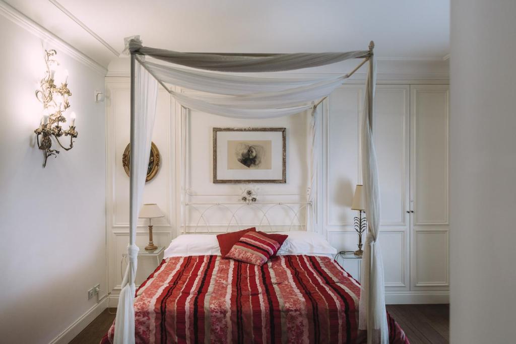 Posteľ alebo postele v izbe v ubytovaní B&B Triskéles