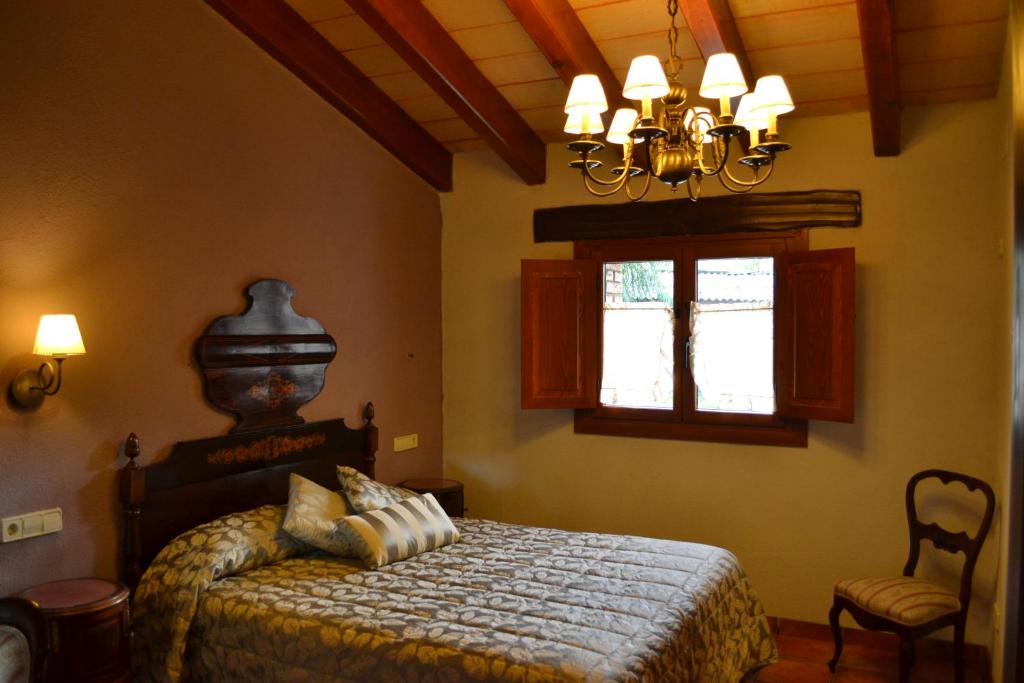 Posteľ alebo postele v izbe v ubytovaní Country House El Permanyer