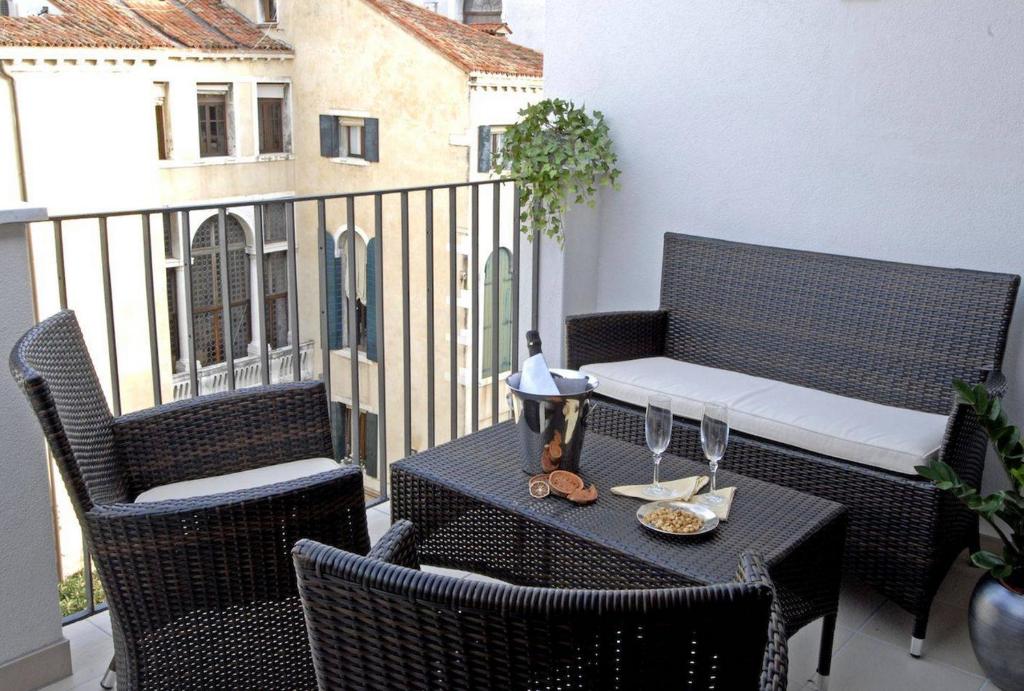 Część wypoczynkowa w obiekcie Cà Mocenigo Terrace