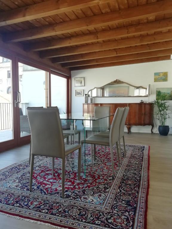 Część wypoczynkowa w obiekcie Cà Mocenigo Terrace