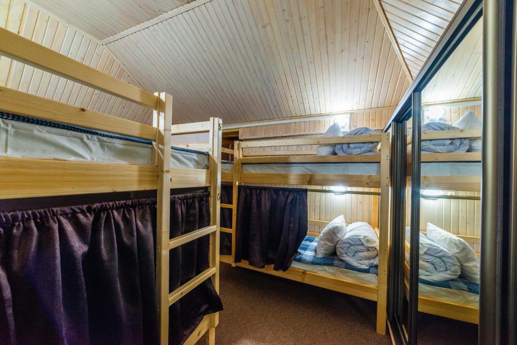 Postel nebo postele na pokoji v ubytování хостел Галіція