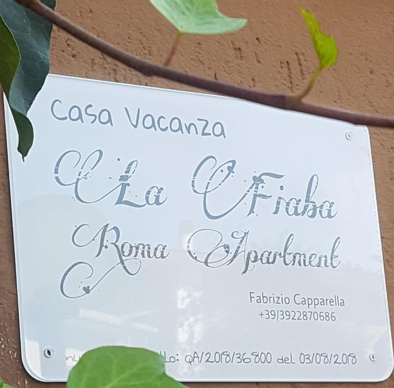 La Fiaba Roma Apartment tanúsítványa, márkajelzése vagy díja