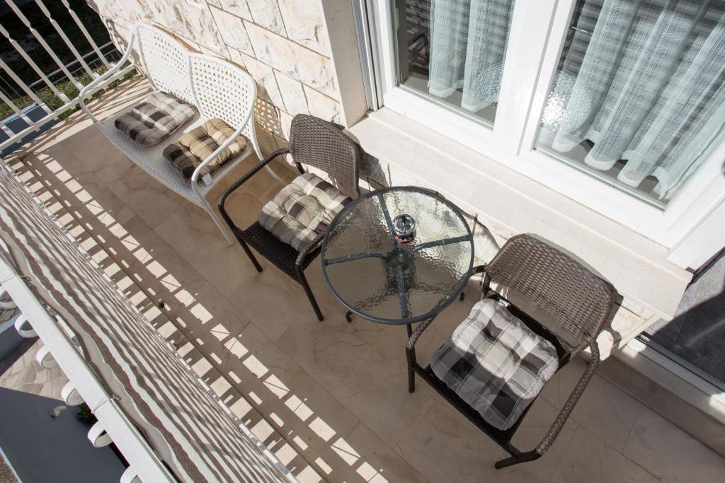 Balkón alebo terasa v ubytovaní Apartment Blaž