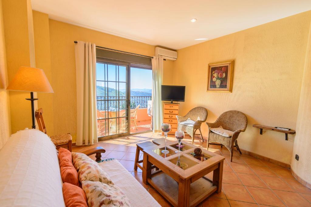 Posezení v ubytování Hotel Rural Sierra Tejeda