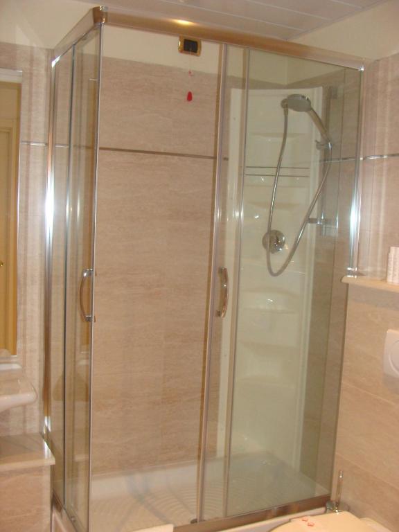 Koupelna v ubytování Hotel Belforte