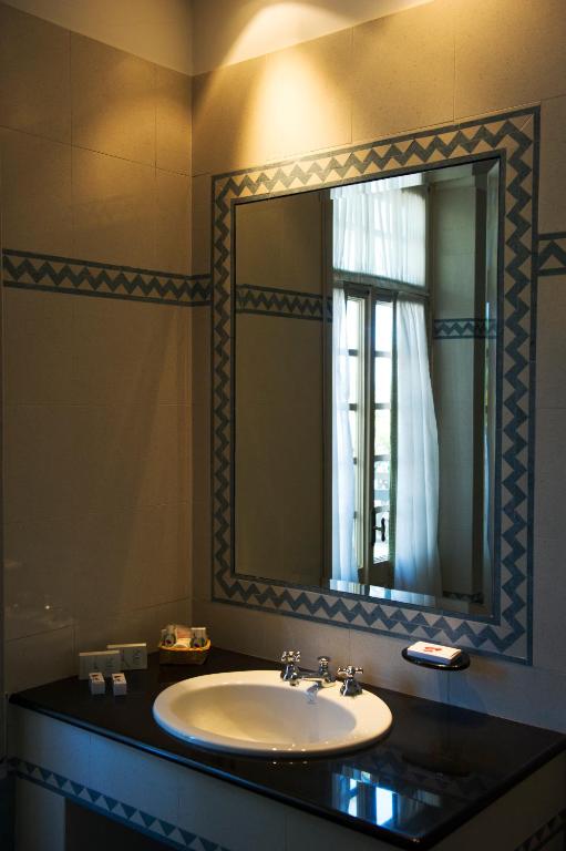 Koupelna v ubytování Grande Albergo Miramare