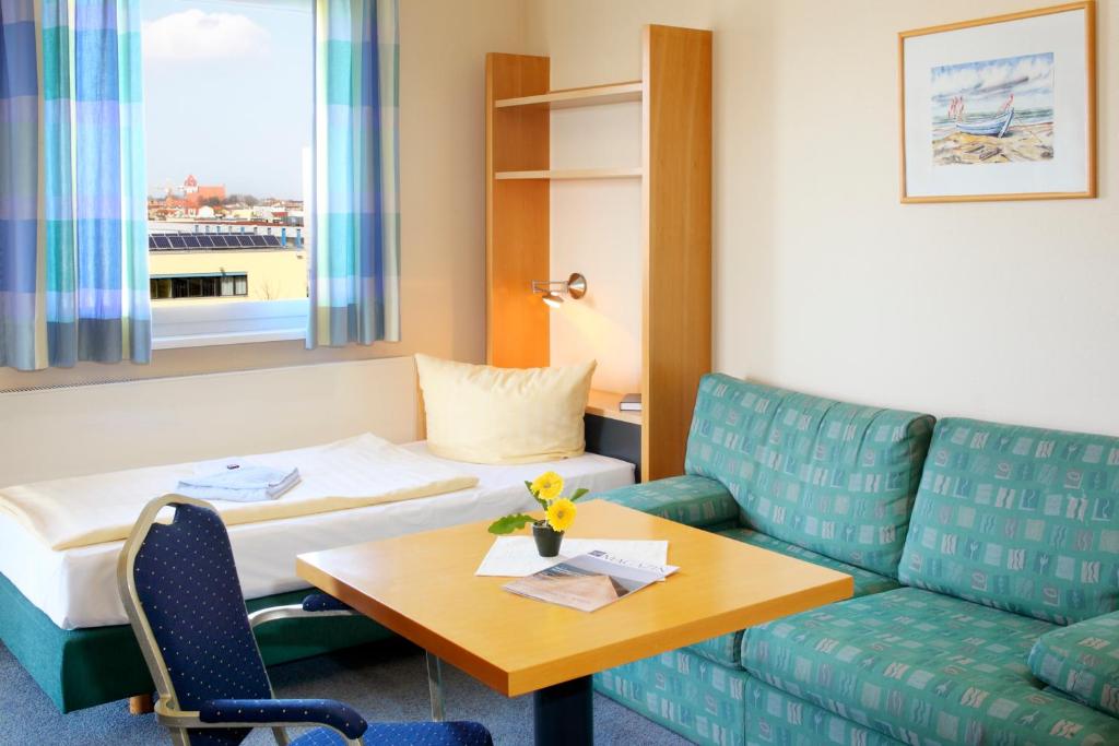 Posezení v ubytování VCH Hotel Greifswald