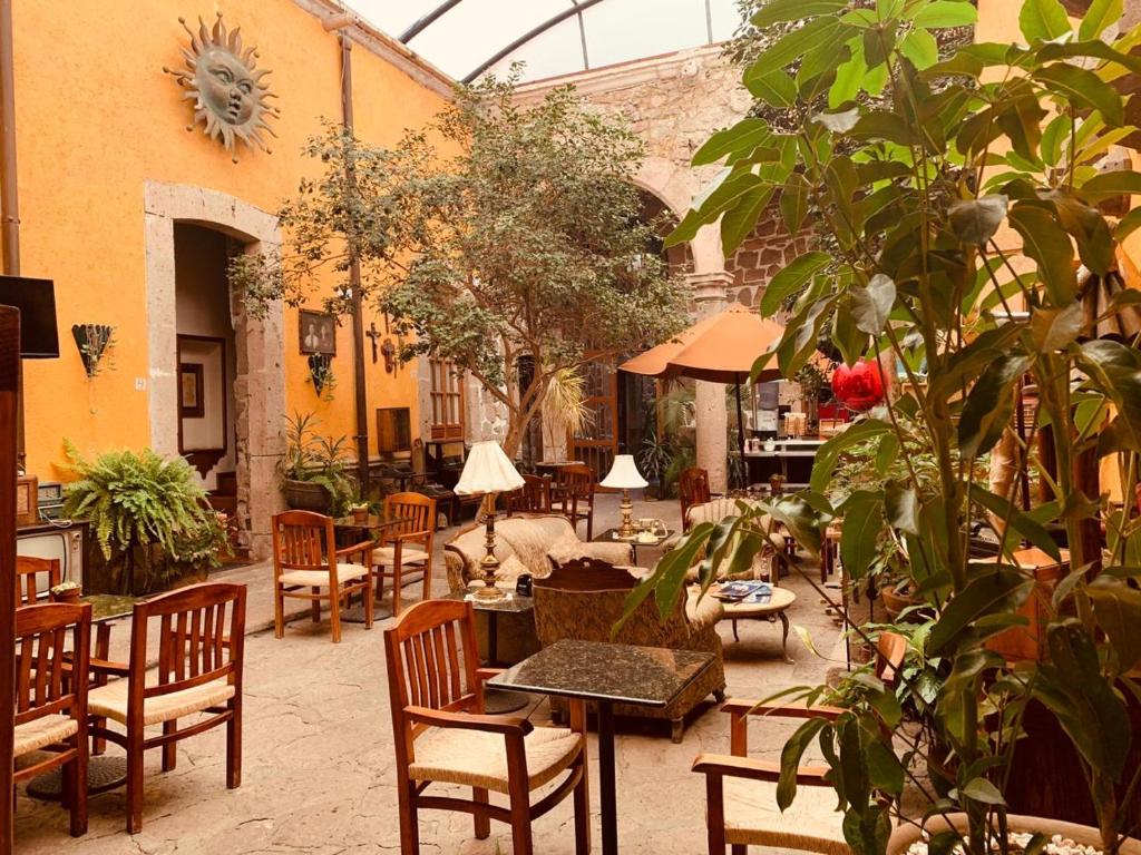 Restaurace v ubytování Hotel Casa del Anticuario