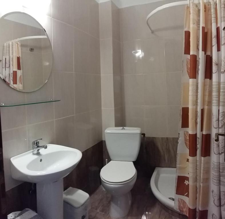 Koupelna v ubytování GOUGOUSIS apartments