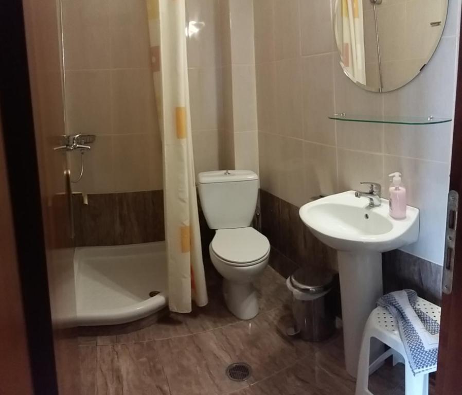 Koupelna v ubytování GOUGOUSIS apartments