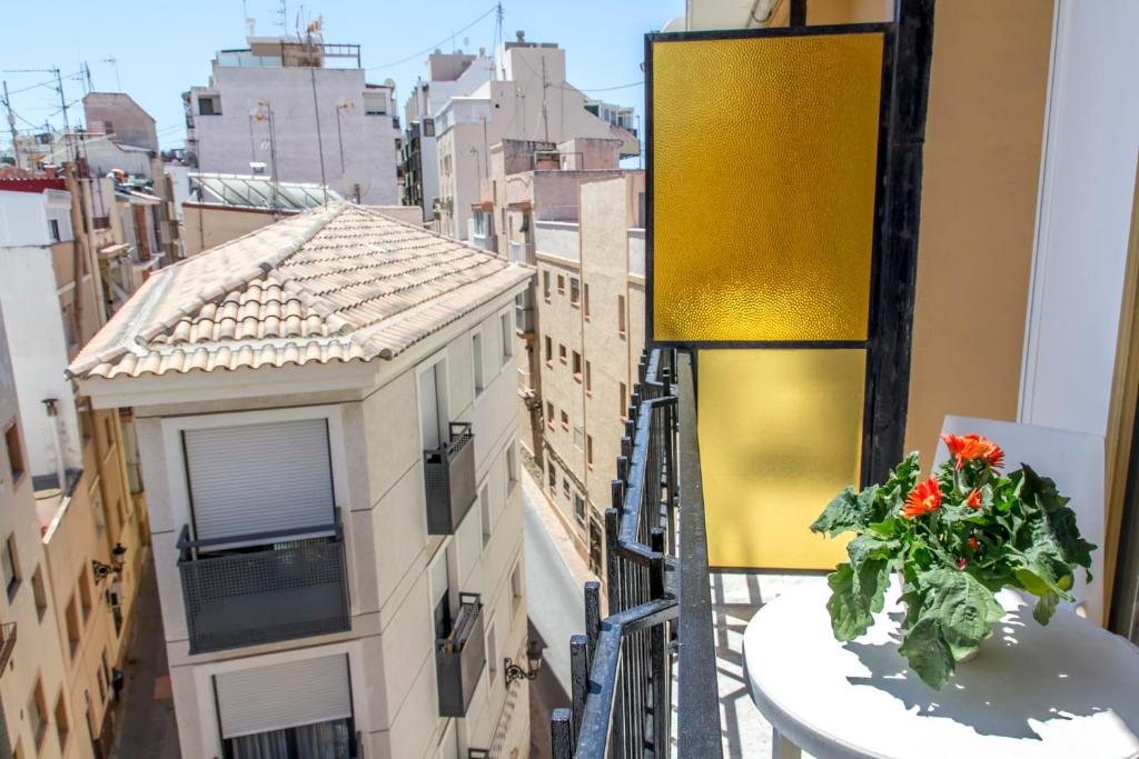 Balkón nebo terasa v ubytování Hotel Colón
