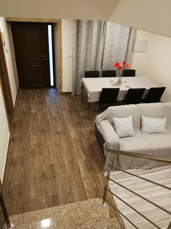 Posezení v ubytování Casa rural Camelle Casa dos avós