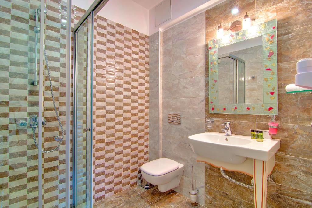 Vannituba majutusasutuses Hotel Parga Princess