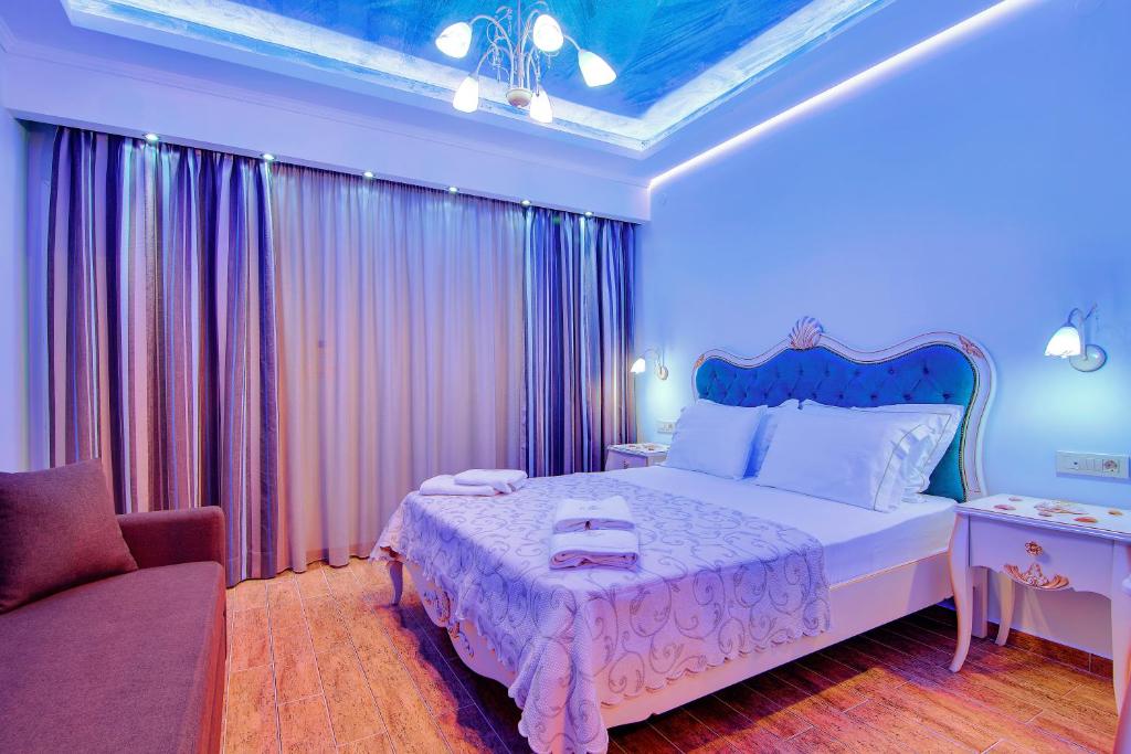 Voodi või voodid majutusasutuse Hotel Parga Princess toas