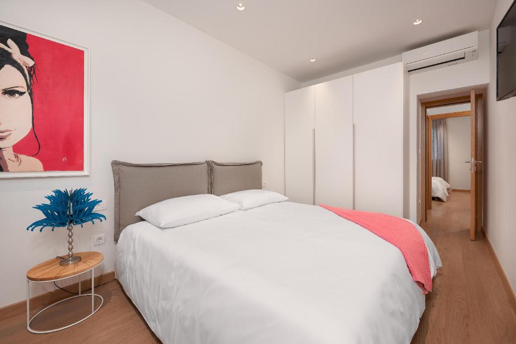 Postel nebo postele na pokoji v ubytování Jazz apartment Split
