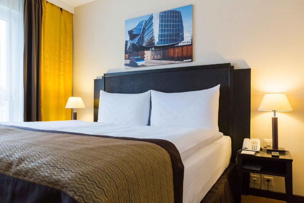 
Cama o camas de una habitación en Hotel Euler Basel
