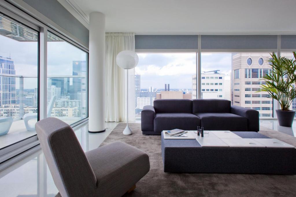 Posezení v ubytování Urban Residences Rotterdam