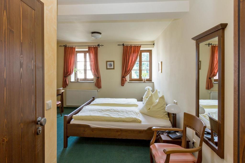Burgschänke & Herberge Goldener Löwe - Habitación Doble