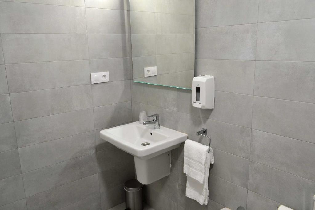 Un baño de Hotel Alda Estación Pontevedra