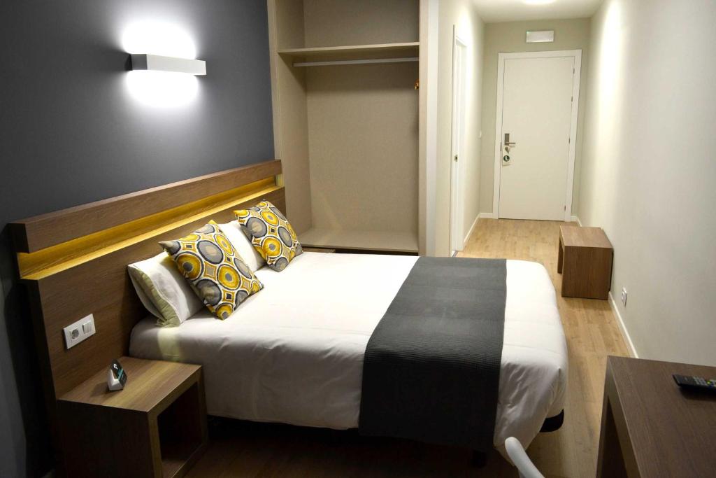 Cama o camas de una habitación en Hotel Alda Estación Pontevedra