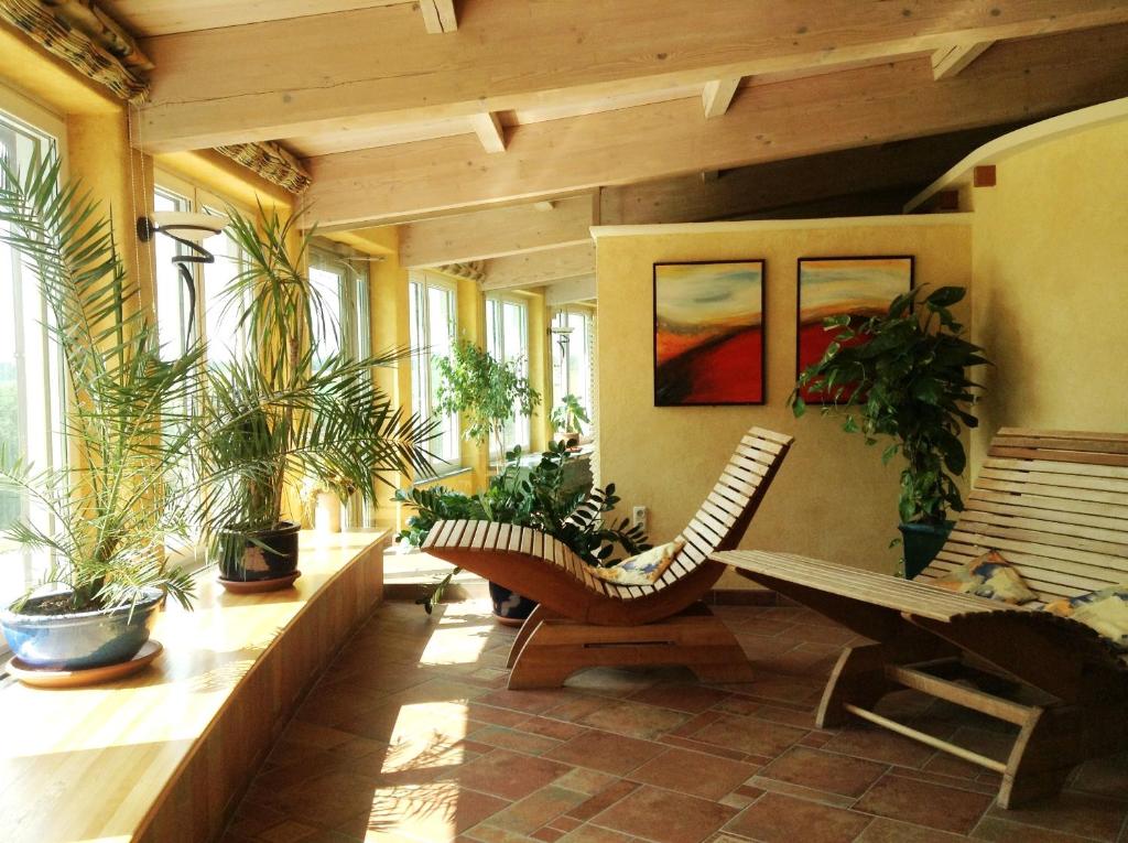 Posezení v ubytování 1A Landhotel Schicklberg