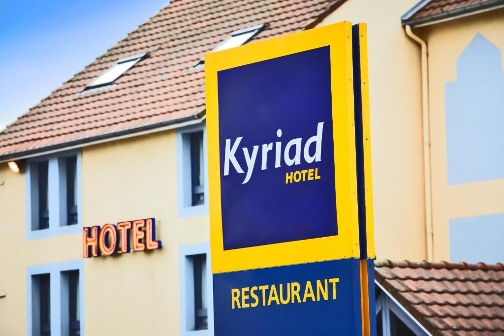 Certifikát, hodnocení, plakát nebo jiný dokument vystavený v ubytování Kyriad Beauvais Sud