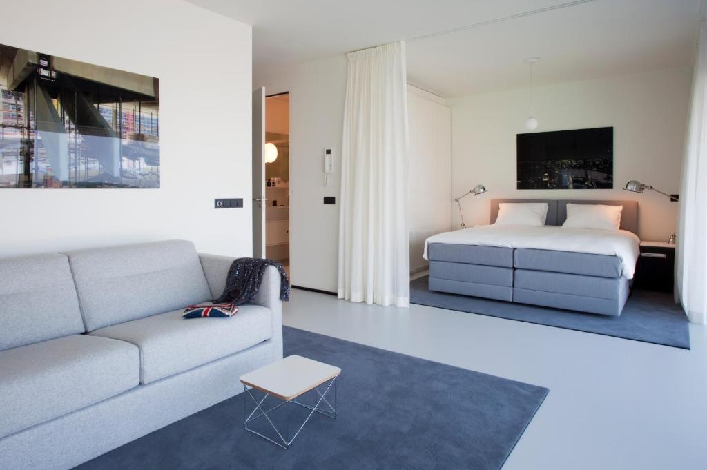 Posezení v ubytování Urban Residences Rotterdam