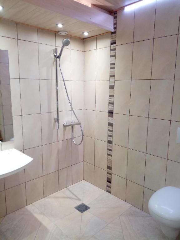 Koupelna v ubytování Espace Morteau