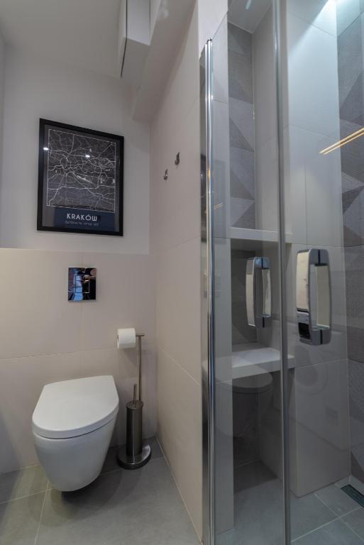 Kúpeľňa v ubytovaní City Lights Rakowicka 15