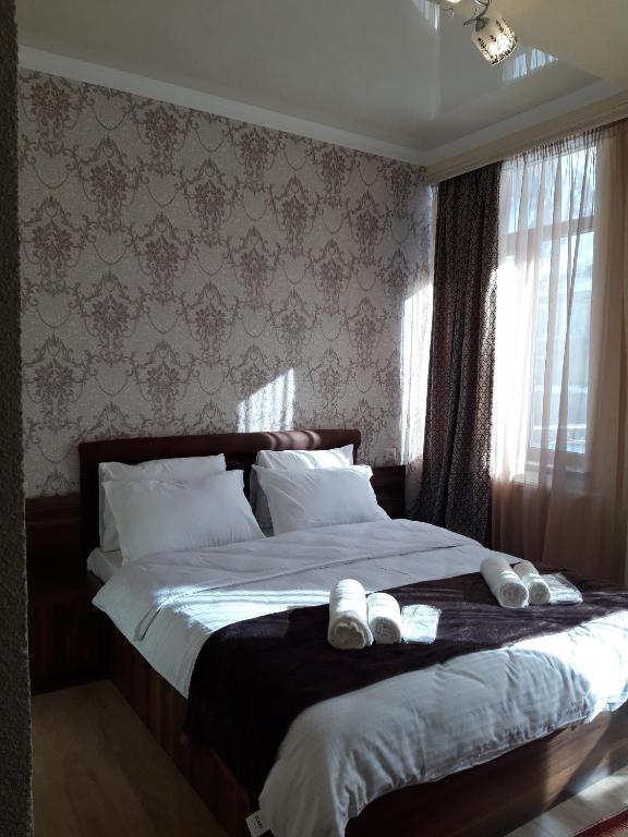 Postel nebo postele na pokoji v ubytování Hotel IVERIA