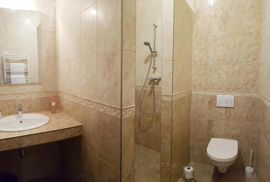 Kúpeľňa v ubytovaní Toscana Apartman