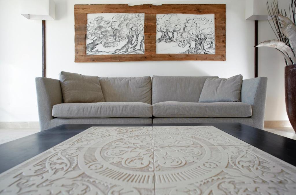 Posezení v ubytování Relais Parco Cavalonga