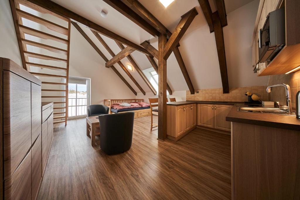 Kuchnia lub aneks kuchenny w obiekcie Apartmán Barborka 07 Horní Malá Úpa