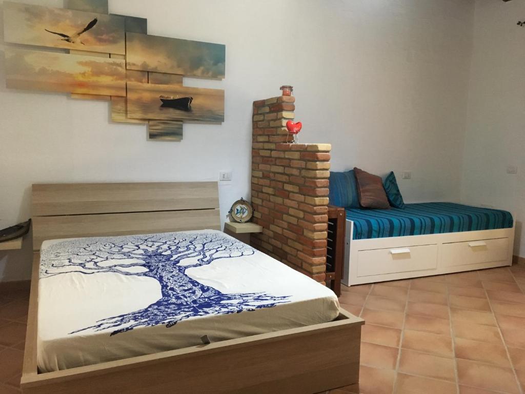 Postel nebo postele na pokoji v ubytování West holiday