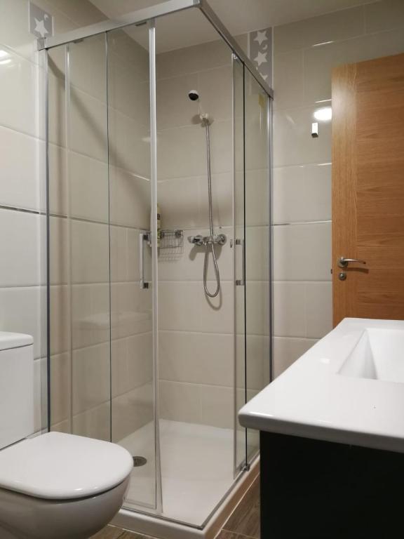 Koupelna v ubytování Casa rural Camelle Casa dos avós
