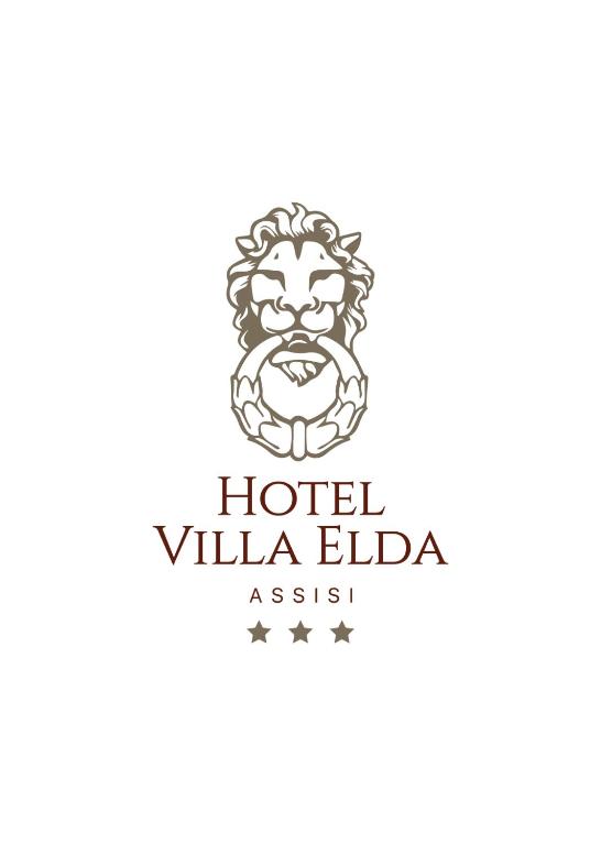 a logo for a hotel villa elia alula at Hotel Villa Elda in Assisi