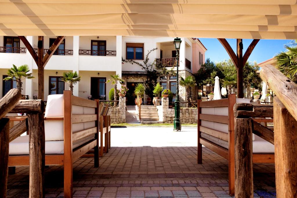 Balkón nebo terasa v ubytování Hotel Paralio