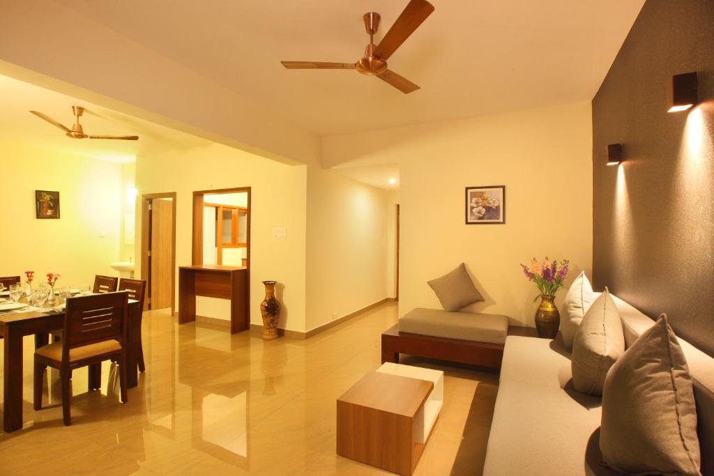 Posezení v ubytování Laimar Suites